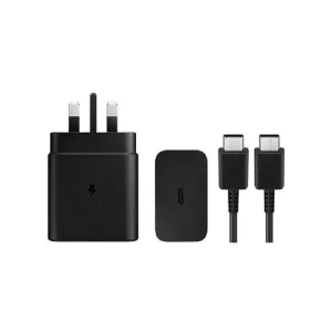 شارژر سامسونگ 45 وات مدل EP-TA845 اورجینال با کابل USB-C طول 1.8 متر